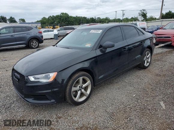 2015 Audi A3 Premium with VIN WAUBFGFF9F1126370, listed as a Copart auction lot 62203605 with 105,503 mi miles and Clean title. Bid and sale history available at DreamBid. Image 1.