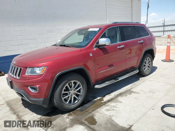 2014 Jeep Grand Cherokee Limited with VIN 1C4RJFBT8EC195365, listed as a Copart auction lot 60259125 with 82,423 mi miles and Salvage title. Bid and sale history available at DreamBid. Image 1.