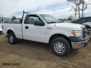 2014 Ford F-150 XL with VIN 1FTMF1CM9EKG07580, listed as a Copart auction lot 47233885 with 125,955 mi miles and Salvage Title. Bid and sale history available at carsss.com. Image 4.