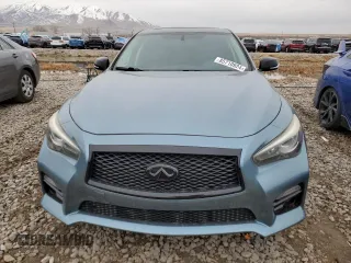 2014 Infiniti Q50 Premium with VIN JN1BV7AR2EM703991, listed as a Copart auction lot 85710924 with 193,804 mi miles and Salvage Title. Bid and sale history available at carsss.com. Image 5.