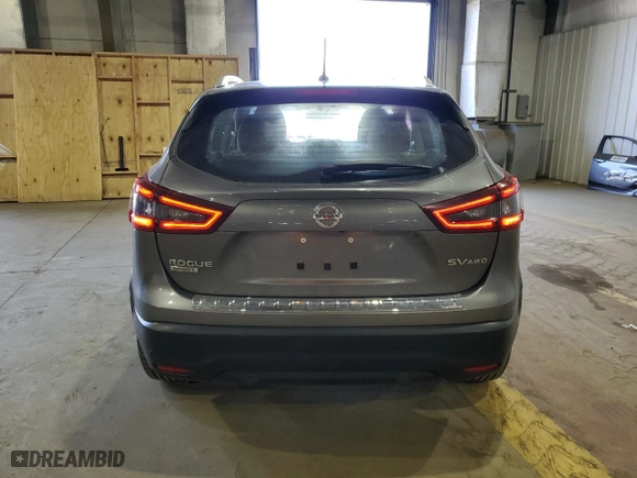 2020 Nissan Rogue Sport S with VIN JN1BJ1CW0LW389156, listed as a Copart auction lot 74247184 with 52,533 mi miles and Salvage Title. Bid and sale history available at carsss.com. Image 6.