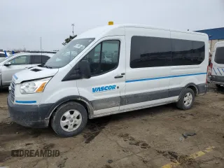 2018 Ford Transit Passenger XL with VIN 1FBAX2CM9JKA86087, listed as a Copart auction lot 43119905 with 56,664 mi miles and Clean Title. Bid and sale history available at carsss.com. Image 1.