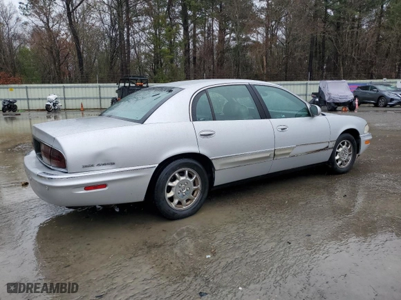 2001 Buick Park Avenue with VIN 1G4CW54K814172366, listed as a Copart auction lot 43147505 with 0 miles and Salvage Title. Bid and sale history available at carsss.com. Image 3.