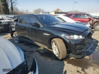 2018 Jaguar F-PACE 25t Premium with VIN SADCJ2FX0JA324060, listed as a Copart auction lot 88692105 with 66,535 mi miles and Salvage Title. Bid and sale history available at carsss.com. Image 4.