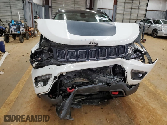 2020 Jeep Compass Trailhawk with VIN 3C4NJDDB4LT119165, listed as a Copart auction lot 48454355 with 135,492 mi miles and Salvage title. Bid and sale history available at DreamBid. Image 5.