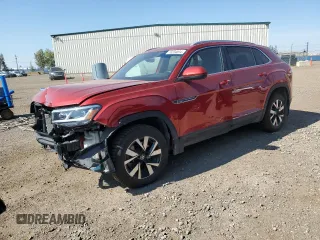 2020 Volkswagen Atlas SEL with VIN 1V2MC2CA8LC204183, listed as a Copart auction lot 70204694 with 54,704 mi miles and Salvage title. Bid and sale history available at DreamBid. Image 1.