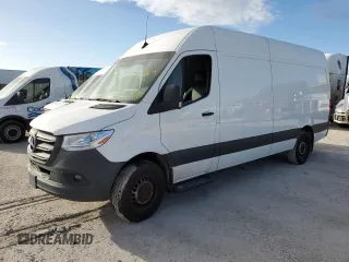 2022 Mercedes-Benz Sprinter Cargo with VIN W1Y4ECHY0NT107310, listed as a Copart auction lot 76189614 with Not Provided miles and Non Repairable. Bid and sale history available at carsss.com. Image 1.