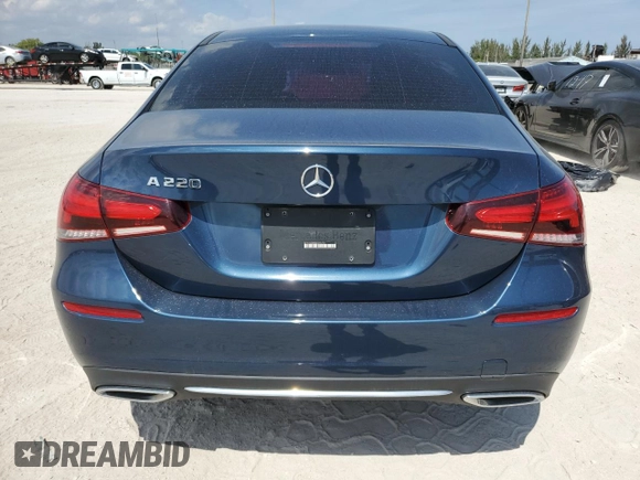 2021 Mercedes-Benz A 220 with VIN W1K3G4EB6MJ298747, listed as a Copart auction lot 49272525 with 50,439 mi miles and Clean Title. Bid and sale history available at DreamBid. Image 6.