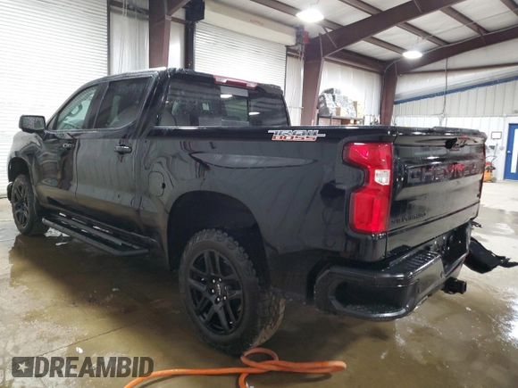 2022 Chevrolet Silverado 1500 LT Trail Boss with VIN 3GCUDFED1NG634831, listed as a Copart auction lot 50581235 with 7,105 mi miles and Salvage Title. Bid and sale history available at DreamBid. Image 2.