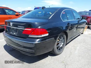 2006 BMW 7 Series 750i with VIN WBAHL83596DT05091, listed as a IAAI auction lot 41920423 with 154,651 mi miles and . Bid and sale history available at DreamBid. Image 4.