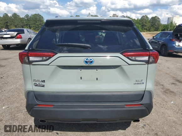 2021 Toyota RAV4 Hybrid LE with VIN 4T3B6RFVXMU055068, listed as a Copart auction lot 56575935 with 41,058 mi miles and Salvage title. Bid and sale history available at DreamBid. Image 6.