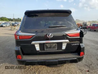 2017 Lexus LX with VIN JTJHY7AX3H4234537, listed as a Copart auction lot 71517234 with 166,744 mi miles and Clean Title. Bid and sale history available at carsss.com. Image 6.