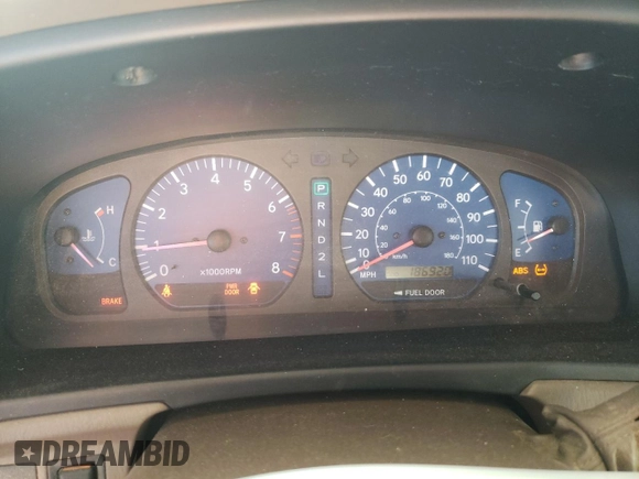 2002 Toyota Sienna LE with VIN 4T3ZF13C42U474033, listed as a Copart auction lot 45404675 with 186,920 mi miles and Salvage Title. Bid and sale history available at carsss.com. Image 9.