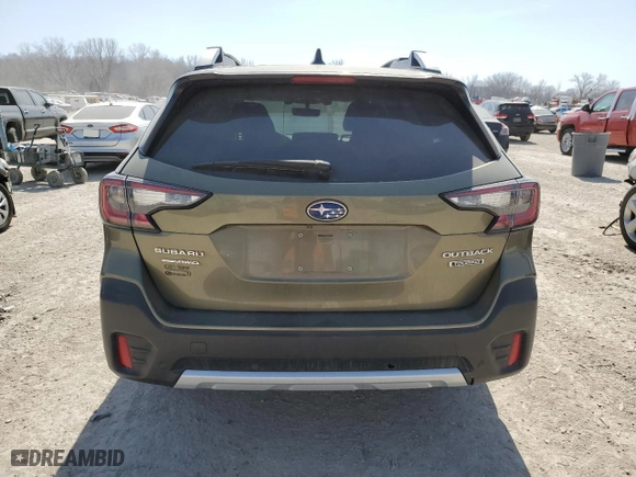 2021 Subaru Outback Touring with VIN 4S4BTAPC5M3208669, listed as a Copart auction lot 48123145 with 43,021 mi miles and Salvage Title. Bid and sale history available at carsss.com. Image 6.
