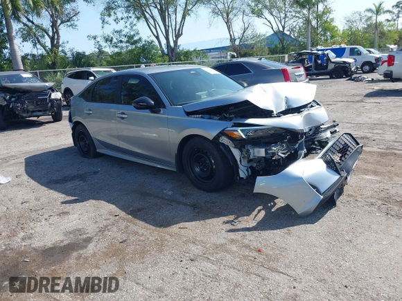 2025 Honda Civic Sport with VIN 2HGFE2F57SH522960, listed as a IAAI auction lot 42016973 with 3,689 mi miles and . Bid and sale history available at DreamBid. Image 1.