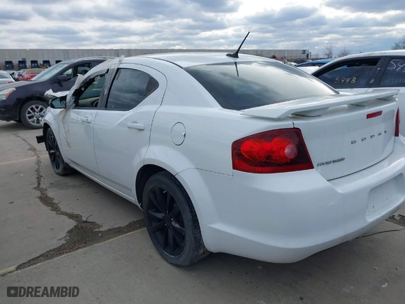 2014 Dodge Avenger SE with VIN 1C3CDZAB8EN200550, listed as a IAAI auction lot 40389714 with 74,029 mi miles. Bid and sale history available at carsss.com. Image 3.