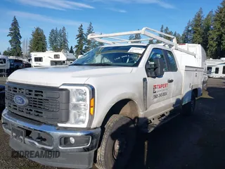 2023 Ford F-250 XL with VIN 1FT7X2BAXPED71157, listed as a IAAI auction lot 41265426 with 23,072 mi miles and . Bid and sale history available at DreamBid. Image 2.