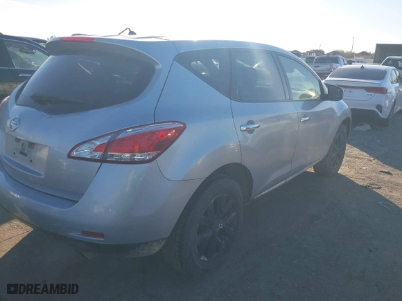 2012 Nissan Murano S with VIN JN8AZ1MU6CW114538, listed as a IAAI auction lot 41260700 with 211,610 mi miles. Bid and sale history available at carsss.com. Image 4.