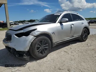 2011 Infiniti FX35 with VIN JN8AS1MU0BM711926, listed as a Copart auction lot 73609004 with 124,393 mi miles and Non Repairable. Bid and sale history available at carsss.com. Image 1.