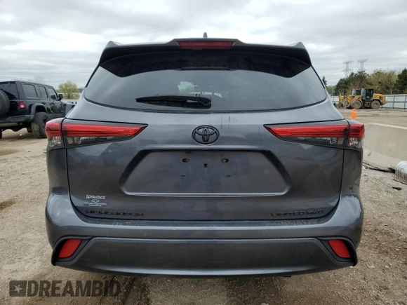 2021 Toyota Highlander Limited z VIN 5TDDZRBH1MS524470, wystawiony jako Copart lot #55677145 z przebiegiem 47 955 mil mil oraz Szkoda całkowita • Salvage title. Historia ofert i sprzedaży dostępna na DreamBid. Obrazek 6.