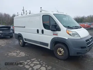 2014 Ram ProMaster Cargo with VIN 3C6TRVAG8EE125507, listed as a IAAI auction lot 42090799 with 183,848 mi miles. Bid and sale history available at carsss.com. Image 1.