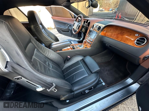 2010 Bentley Continental GT with VIN SCBDR3ZA9AC066604, listed as a Copart auction lot 46725805 with 59,156 mi miles and Salvage Title. Bid and sale history available at DreamBid. Image 5.