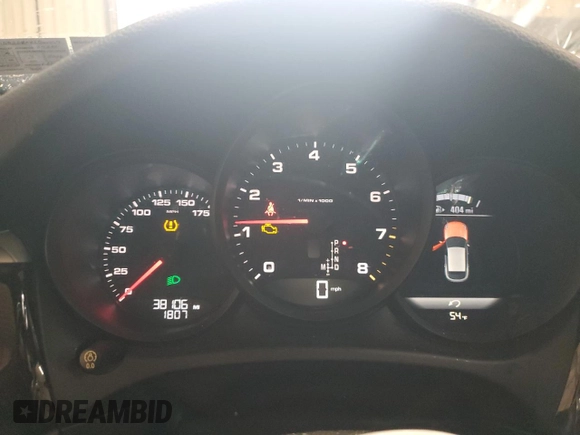 2019 Porsche Macan with VIN WP1AA2A50KLB01997, listed as a Copart auction lot 58163905 with 38,106 mi miles and Salvage title. Bid and sale history available at DreamBid. Image 9.
