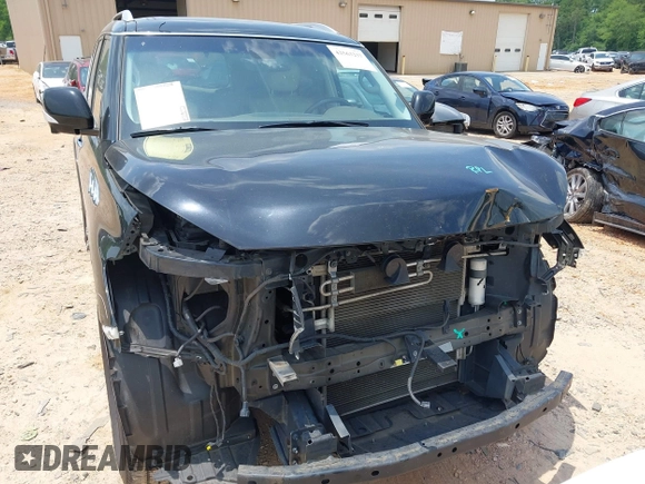 2017 Infiniti QX80 with VIN JN8AZ2NF8H9642741, listed as a IAAI auction lot 42563237 with 156,707 mi miles and . Bid and sale history available at DreamBid. Image 17.