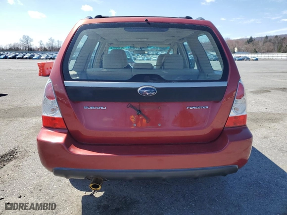2006 Subaru Forester 2.5 X w/Premium Pkg with VIN JF1SG65696G753021, listed as a Copart auction lot 50598045 with 188,947 mi miles and Salvage Title. Bid and sale history available at carsss.com. Image 6.