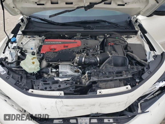 2023 Honda Civic Type R with VIN JHMFL5G46PX000608, listed as a Copart auction lot 50523515 with 19,218 mi miles and Salvage Title. Bid and sale history available at carsss.com. Image 12.