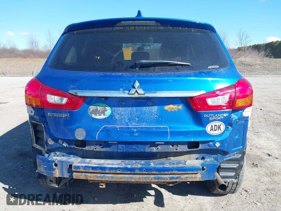 2019 Mitsubishi Outlander Sport ES 2.0 with VIN JA4AR3AU9KU028561, listed as a IAAI auction lot 41890996 with 122,409 mi miles. Bid and sale history available at carsss.com. Image 18.