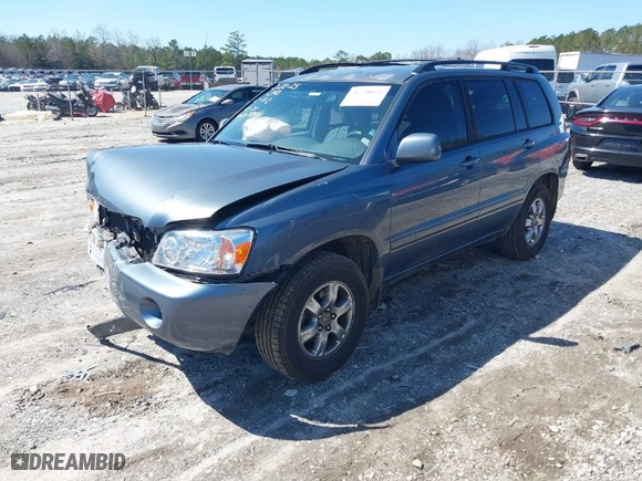 2005 Toyota Highlander with VIN JTEDP21A250089993, listed as a IAAI auction lot 41770072 with 190,517 mi miles. Bid and sale history available at carsss.com. Image 2.