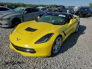 2017 Chevrolet Corvette Z51 3LT with VIN 1G1YM2D76H5109743, listed as a Copart auction lot 52446645 with Not provided miles and Salvage title. Bid and sale history available at DreamBid. Image 11.