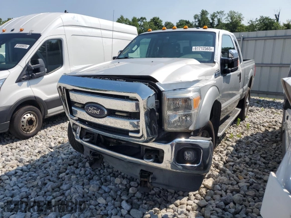 2014 Ford F-250 XL with VIN 1FT7X2B67EEA13796, listed as a Copart auction lot 61712565 with 130,090 mi miles and Salvage title. Bid and sale history available at DreamBid. Image 1.