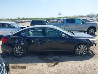 2014 Kia Cadenza Limited with VIN KNALN4D76E5140509, listed as a IAAI auction lot 42013923 with 168,680 mi miles. Bid and sale history available at carsss.com. Image 13.