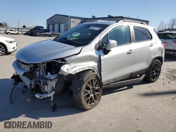 2022 Chevrolet Trax LT with VIN KL7CJPSMXNB568381, listed as a Copart auction lot 46663095 with 53,559 mi miles and Salvage title. Bid and sale history available at DreamBid. Image 1.
