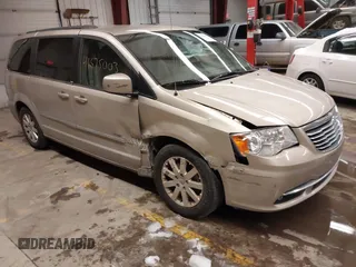 2013 Chrysler Town & Country Touring with VIN 2C4RC1BG5DR731002, listed as a IAAI auction lot 41575003 with 106,486 mi miles. Bid and sale history available at carsss.com. Image 1.