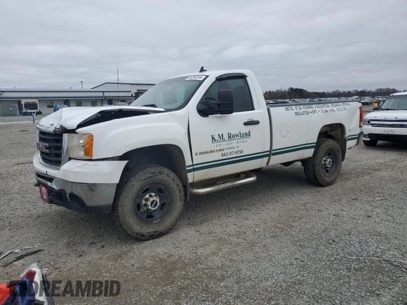 2008 GMC Sierra 1500 with VIN 1GTHC24KX8E133350, listed as a Copart auction lot 89265915 with 300,420 mi miles and Salvage Title. Bid and sale history available at DreamBid. Image 1.