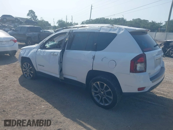 2017 Jeep Compass Sport SE with VIN 1C4NJCBA5HD135019, listed as a IAAI auction lot 42291227 with 80,116 mi miles and . Bid and sale history available at DreamBid. Image 3.