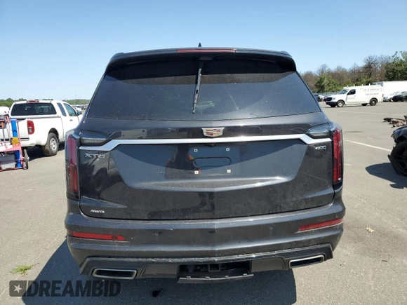 2020 Cadillac XT6 AWD Sport with VIN 1GYKPGRS0LZ150802, listed as a Copart auction lot 61836834 with 47,553 mi miles and Salvage Title. Bid and sale history available at carsss.com. Image 6.