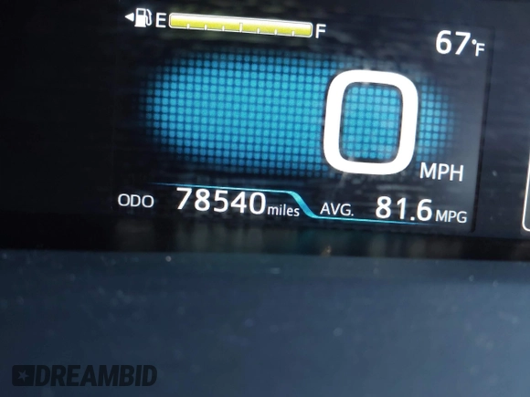 2020 Toyota Prius LE z VIN JTDKARFP2L3134798, wystawiony jako IAAI lot #42191289 z przebiegiem 78 540 mil mil oraz . Historia ofert i sprzedaży dostępna na DreamBid. Obrazek 15.