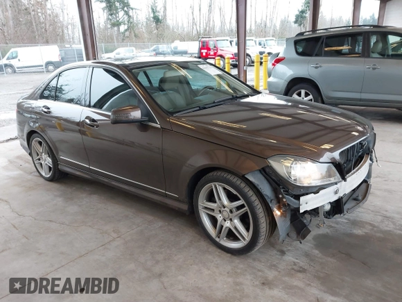 2013 Mercedes-Benz C 350 Sport with VIN WDDGF5HB7DG147211, listed as a IAAI auction lot 41615722 with 89,082 mi miles and . Bid and sale history available at DreamBid. Image 1.