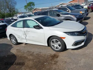2019 Honda Civic Sedan LX with VIN 19XFC2F69KE004213, listed as a IAAI auction lot 41995390 with 60,965 mi miles. Bid and sale history available at carsss.com. Image 13.