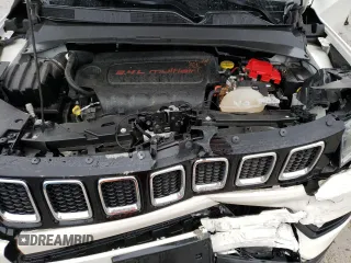 2021 Jeep Compass Altitude with VIN 3C4NJDBB7MT503266, listed as a Copart auction lot 51506075 with 77,524 mi miles and Salvage title. Bid and sale history available at DreamBid. Image 12.