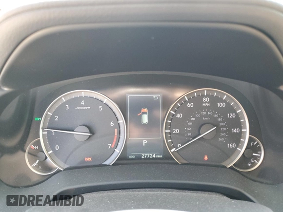 2022 Lexus RX 350 with VIN 2T2HZMDA0NC341393, listed as a Copart auction lot 47565305 with 27,724 mi miles and Salvage Title. Bid and sale history available at DreamBid. Image 9.