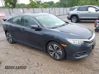 2017 Honda Civic EX-L z VIN 19XFC1F76HE008408, wystawiony jako IAAI lot #42365568 z przebiegiem 59 948 mil mil oraz . Historia ofert i sprzedaży dostępna na DreamBid. Obrazek 1.