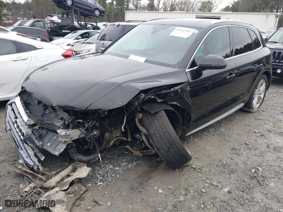 2019 Audi Q5 Premium Plus with VIN WA1BNAFY9K2144323, listed as a IAAI auction lot 41262761 with 71,979 mi miles. Bid and sale history available at carsss.com. Image 2.