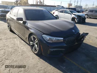 2019 BMW 7 Series 740i with VIN WBA7E2C55KB454137, listed as a Copart auction lot 40282713 with 42,654 mi miles. Bid and sale history available at carsss.com. Image 4.