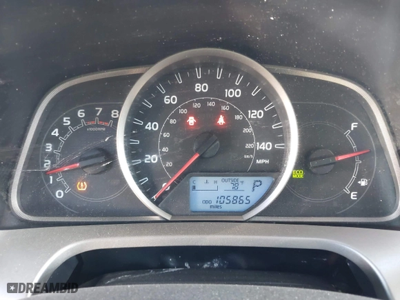 2013 Toyota RAV4 LE with VIN 2T3ZFREV1DW062149, listed as a IAAI auction lot 41862328 with 105,865 mi miles. Bid and sale history available at carsss.com. Image 7.
