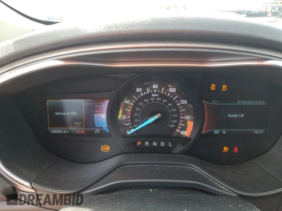 2020 Ford Fusion SE with VIN 3FA6P0HDXLR107953, listed as a Copart auction lot 59684305 with 55,043 mi miles and Non repairable. Bid and sale history available at DreamBid. Image 9.